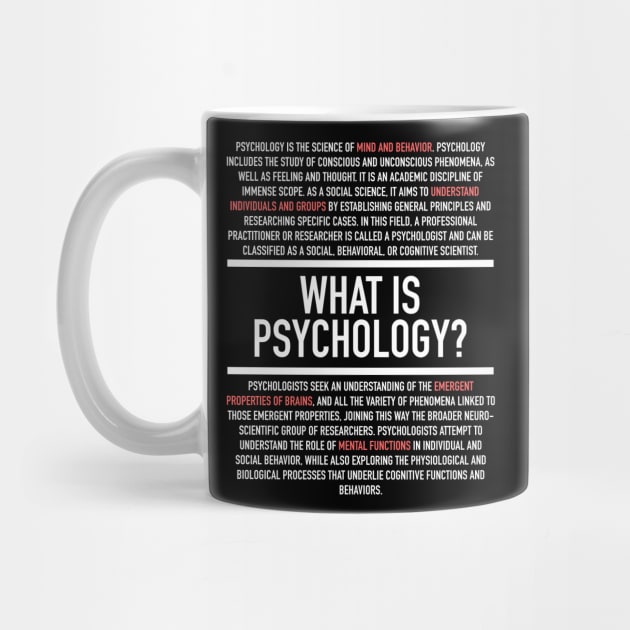 Psychology Defined - Psychologist by Hidden Verb